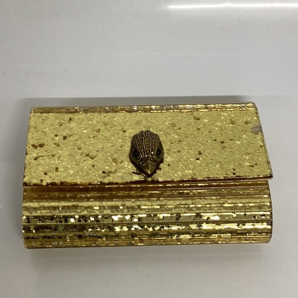 Kurt Geiger London Party Eagle Glitter Acrylic Clutch